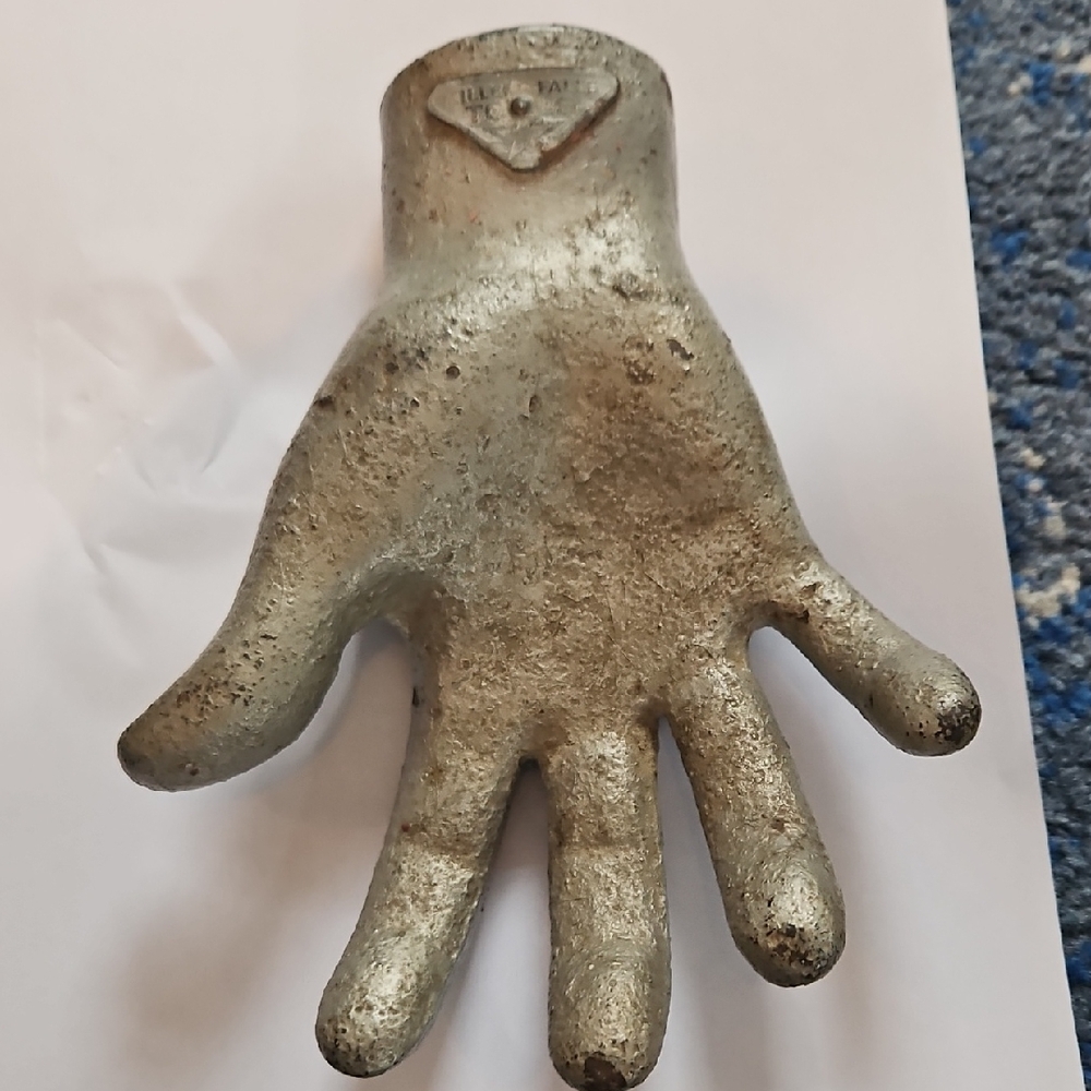 Decorative Silver Hand Wall Hook